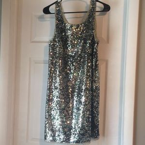 J Crew sequined holiday dress